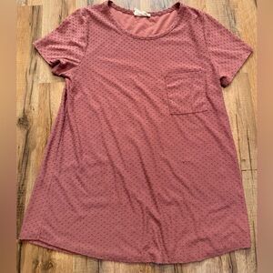 Betsey’s boutique Women's Mauve Textured Top